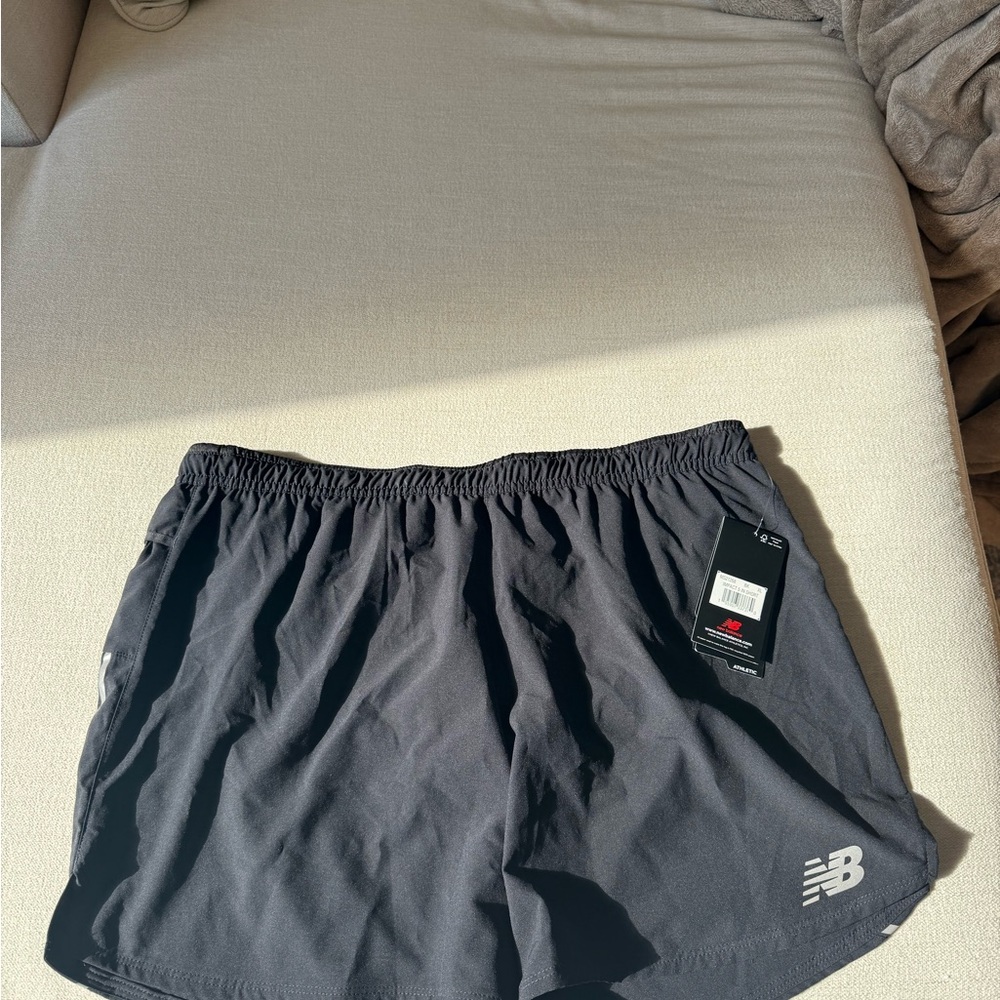 New Balance Women's black  Athletic Shorts